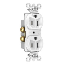 15A, 125V Half-Controlled Plug Load Controllable Receptacle, White 15A, 125V Half-Controlled Plug Load Controllable Receptacle, White