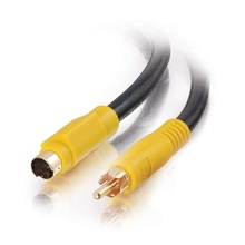 12ft (3.7m) Value Series™ Bi-Directional S-Video to Composite Video Cable 12ft (3.7m) Value Series™ Bi-Directional S-Video to Composite Video Cable