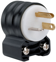 Extra-Hard Use (EHU) Angled Devices - Plug, Black and White Extra-Hard Use (EHU) Angled Devices - Plug, Black and White