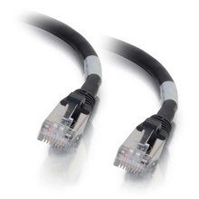 15ft (4.6m) Cat6a Snagless Shielded (STP) Ethernet Network Patch Cable - Black 15ft (4.6m) Cat6a Snagless Shielded (STP) Ethernet Network Patch Cable - Black