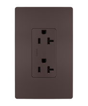 radiant® Spec Grade 20A Tamper-Resistant Receptacle, Dark Bronze