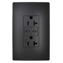 65W Commercial USB Outlet, Type C, 20A, Tamper-Resistant, Black 65W Commercial USB Outlet, Type C, 20A, Tamper-Resistant, Black