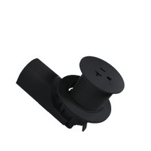 Kitchen Countertop Outlet, 20A, Matte Black