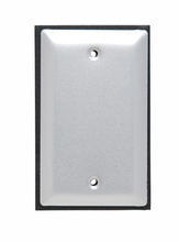 1-Gang Blank Cover, Brushed Aluminum 1-Gang Blank Cover, Brushed Aluminum