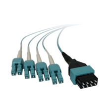 2 Meters (2 m), 4 Duplex LC/PC To acclAIM/PC, 50/125 OM4 Multimode, ONFP Plenum, 8 Fiber, Distribution Harness Cable, Aqua 2 Meters (2 m), 4 Duplex LC/PC To acclAIM/PC, 50/125 OM4 Multimode, ONFP Plenum, 8 Fiber, Distribution Harness Cable, Aqua