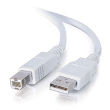 3.3ft (1m) USB 2.0 A/B Cable - White 3.3ft (1m) USB 2.0 A/B Cable - White