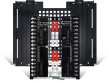 Standard Dimming Module 12 Load Retro Terminal Kit + Plastic Back Plate