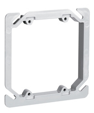 Two Gang Cover for 4-in Square Box