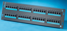 Clarity 6 48-port Category 6 patch panel - six-port modules - 19 in x 5.25 in Clarity 6 48-port Category 6 patch panel - six-port modules - 19 in x 5.25 in