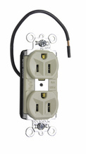 PT 15A 125V SPEC GRD SPLT CIR ** * W/6in LEAD, IVORY PT 15A 125V SPEC GRD SPLT CIR ** * W/6in LEAD, IVORY