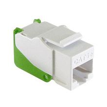 Snap and GoCat 5e Keystone Connector, White Snap and GoCat 5e Keystone Connector, White