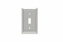 1-Gang Chrome Wall Plate, 1 Toggle Switch Opening