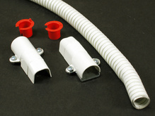 Wiremold 500/700 Series Flexible Section Fitting, Ivory Wiremold 500/700 Series Flexible Section Fitting, Ivory