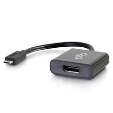 USB-C® to DisplayPort™ Adapter Converter - 4K 30Hz - Black USB-C® to DisplayPort™ Adapter Converter - 4K 30Hz - Black