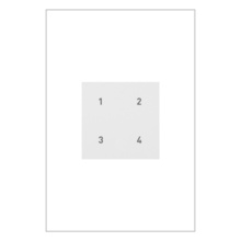 adorne® Wired Smart Scene Controller with Netatmo, White adorne® Wired Smart Scene Controller with Netatmo, White