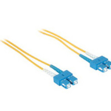 16.4ft (5m) SC-SC 9/125 OS2 Duplex Single-Mode PVC Fiber Optic Cable - Yellow
