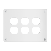 Mighty Mac™ WSP Series 3-Gang 14-Ga Steel Wall Plate, Duplex, White
