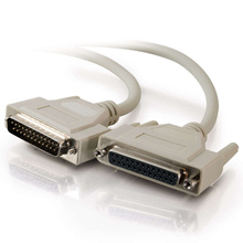 15ft (4.6m) DB25 M/F Serial RS232 Extension Cable 15ft (4.6m) DB25 M/F Serial RS232 Extension Cable