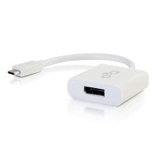 Discontinued - USB-C® to DisplayPort™ Adapter Converter - 4K 30Hz - White