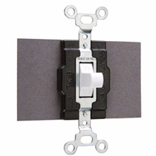 15A Single Pole, Double Throw Switch, White