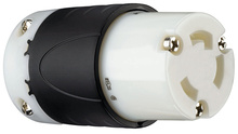 30A NEMA L630 Connector - Black Back, White Front Body 30A NEMA L630 Connector - Black Back, White Front Body