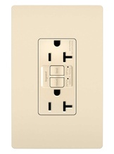 Discontinued - radiant® 20A Tamper-Resistant Dual-Function AFCI/GFCI Outlet, Light Almond