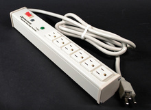 Plug-In Outlet Center Unit / 120V/15A/6 O/L /lighted switch/6' cord/Computer Grade Surge Plug-In Outlet Center Unit / 120V/15A/6 O/L /lighted switch/6' cord/Computer Grade Surge