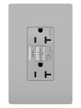 radiant® 20A Tamper-Resistant AFCI Receptacle, Gray