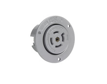 20A NEMA L2320 Inlet, Gray 20A NEMA L2320 Inlet, Gray