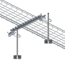 Wire Mesh Cable Tray Underfloor Mounting