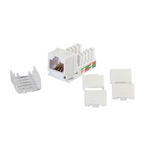 Cat6 RJ45 UTP Keystone Jack - White Cat6 RJ45 UTP Keystone Jack - White