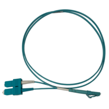 Infinium Core LC to SC Duplex Patch Cord, 2mm, OM4, Aqua, Plenum, 1 FT Infinium Core LC to SC Duplex Patch Cord, 2mm, OM4, Aqua, Plenum, 1 FT