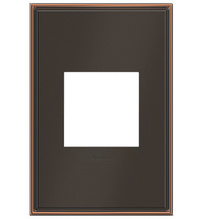 adorne® Oil-Rubbed Bronze 1-Gang Screwless Wall Plate adorne® Oil-Rubbed Bronze 1-Gang Screwless Wall Plate