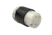 20A NEMA Connector L1920 - Black Back, White Front Body 20A NEMA Connector L1920 - Black Back, White Front Body