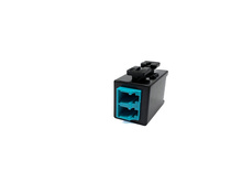 HDFM Fiber Module with HiLOC Boot, Duplex, LC, Aqua HDFM Fiber Module with HiLOC Boot, Duplex, LC, Aqua