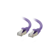 3ft (0.9m) Cat6a Snagless Shielded (STP) Ethernet Network Patch Cable - Purple