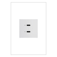 ADORNE 65W USB OUTLET MODULE, TYPE-C , WHITE