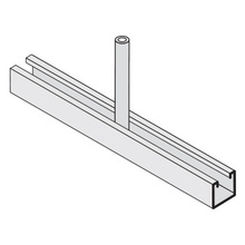 Mg Steel Single Hanger Channel Kit,, 22''L W/Zinc (Tra) Mg Steel Single Hanger Channel Kit,, 22''L W/Zinc (Tra)