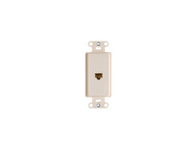 Pre-Configured 1-Port Strap, 1 RJ45, White Pre-Configured 1-Port Strap, 1 RJ45, White