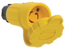 Turnlok® Watertight NEMA 4X/6P Locking Connector, Yellow Turnlok® Watertight NEMA 4X/6P Locking Connector, Yellow