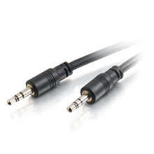 35ft (10.7m) 3.5mm Stereo Audio Cable With Low Profile Connectors M/M - In-Wall CMG-Rated 35ft (10.7m) 3.5mm Stereo Audio Cable With Low Profile Connectors M/M - In-Wall CMG-Rated
