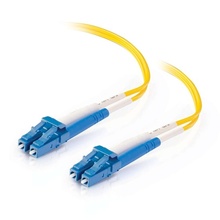 26.2ft (8m) LC-LC 9/125 OS2 Duplex Single-Mode PVC Fiber Optic Cable - Yellow 26.2ft (8m) LC-LC 9/125 OS2 Duplex Single-Mode PVC Fiber Optic Cable - Yellow