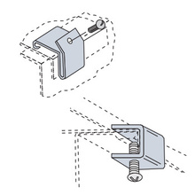 T-1853-S6 Flange Out Cover Clip Kit T-1853-S6 Flange Out Cover Clip Kit