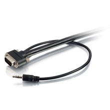 25ft (7.6m) Select VGA + 3.5mm Stereo Audio A/V Cable M/M - In-Wall CMG-Rated 25ft (7.6m) Select VGA + 3.5mm Stereo Audio A/V Cable M/M - In-Wall CMG-Rated