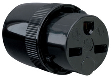 Medium-Duty Dead Front Connector, Black Medium-Duty Dead Front Connector, Black