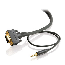 12ft (3.7m) Flexima™ VGA + 3.5mm A/V Cable M/M - In-Wall CL3-Rated 12ft (3.7m) Flexima™ VGA + 3.5mm A/V Cable M/M - In-Wall CL3-Rated