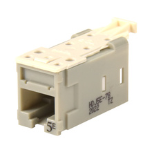 Clarity High Density Jack (HDJ) CAT5E, T568A/B, Dark Gray