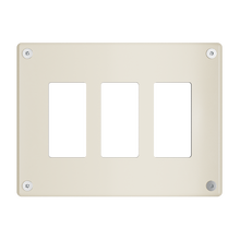 Mighty Mac™ WPP Series 3-Gang 10-Ga Steel Wall Plate, Decorator, Ivory