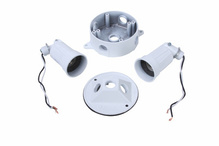 Weatherproof Dual Floodlight Kit, White Weatherproof Dual Floodlight Kit, White