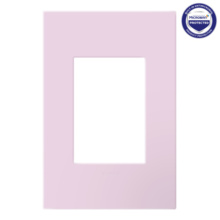 adorne® Rosa One-Plus-Gang Screwless Wall Plate with Microban®